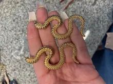 Joyería Europea personalidad distorsionada serpiente geométrica mujer exagerada en relieve Stud pendientes