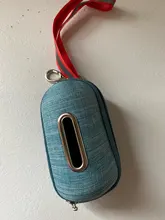 Dispensador de bolsas de Luz Portátil para caca de perro o mascotas, con mango de cuerda reflectante, caja de basura para limpieza de residuos, suministros para mascotas al aire libre, 30E