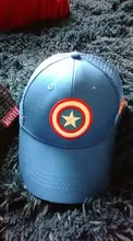 Gorra de béisbol de Hip Hop de Sol de Capitán América para niño, sombreros para niño o niña, gorras de rejilla con cierre en la parte trasera para niño