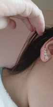 Pendientes de hojas Punk bohemio trepadores de oreja para mujer, hoja de planta flor y estrellas, pendiente de tuerca, joyería bonita para niña, Mini arete de oreja oorbellen