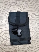 Molle-riñonera militar táctica para exteriores, 17x9x2cm, accesorios de caza, funda para teléfono móvil