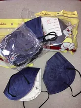 Mascarillas ffp2mascarillas FFP2 reutilizables con filtro de 5 capas para niños, máscaras protectoras con elásticos, 10-100 Uds., ce