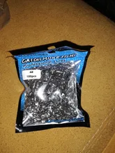 Rompin 100 Uds 000-5 # Pesca bien enganchado broche de presión de acero inoxidable 304 de Pesca barril giratoria atraer conector accesorios de Pesca