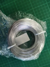 Alambre de aluminio para fabricación de joyas, 0,5mm, 0,8mm, 1mm, 1,2mm, 1,5mm, 2mm, 2,5mm, 3mm, 3,5mm, 4mm, 5mm, 6mm