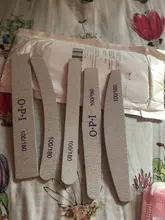 Juego de limas para uñas 100/180, juego de limas para manicura, tope de lijado de doble cara, grises, 5 uds.