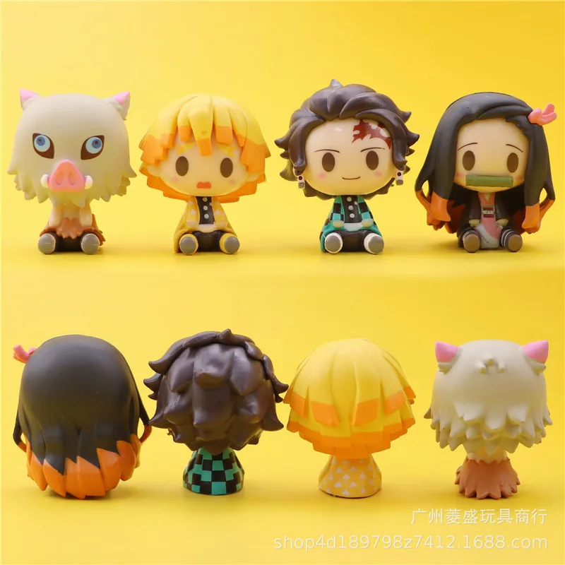 4 Style/Set Version Demon Slayer Sitting Ghost Doll Tanjiro Nidouzi Inosuke Zenizu Figure Action Figure Movie Model Toys Doll
4 Style/Set Version Demon Slayer Sitting Ghost Doll Tanjiro Nidouzi Inosuke Zenizu Figure Action Figure Movie Model Toys Doll