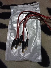 Uds de alimentación DC hembra cable 12V macho cable adaptador DC conector de clavija para Camera DC CCTV enchufe 5,5*2,1mm 5.5x2 1
