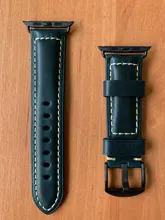 Pulsera Vintage para Apple Watch, banda de cuero vacuno, 44mm, 40mm, 42mm, 38mm, 6 SE, 5, 4, 3, correa de reloj para iWatch