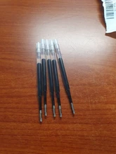 10/5 Uds Neutral azul negro recambio de pluma de Gel Oficina escrito accesorios pluma para regalo DIY elegir azul negro G2 Gel 0,5mm pluma Venta