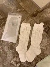 Calcetines tobilleros de algodón para niñas, calcetín de hasta la rodilla, suave, transpirable, antideslizante, para recién nacidos de 0 a 6 años