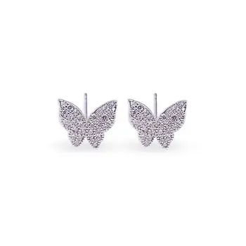 Earrings-pouches of silver "butterflies in Stones" 
Earrings-pouches of silver "butterflies in Stones"