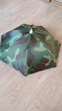 Sombrilla portátil para la lluvia, sombrero verde militar plegable para Pesca al aire libre, sombrilla impermeable para acampar, sombreros de Pesca, sombreros para la cabeza de playa