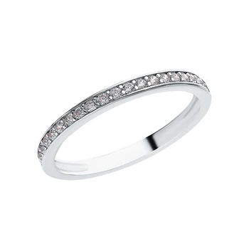 Silver ring with cubic zirconia sunlight sample 925 
Silver ring with cubic zirconia sunlight sample 925