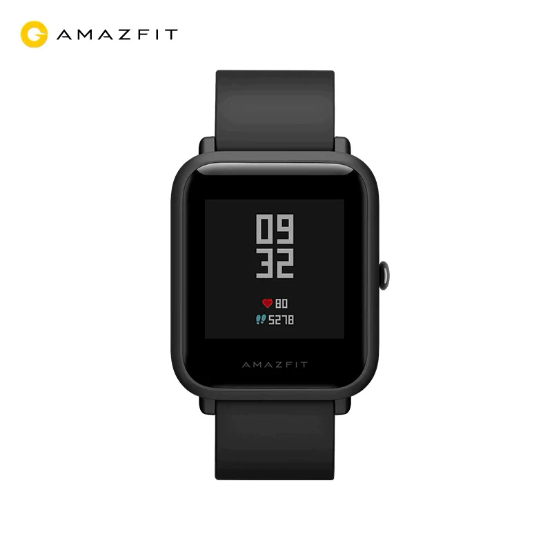 Смарт часы Xiaomi Amazfit Bip (GPS 45 дней без подзарядки) белый и черный ремешки с