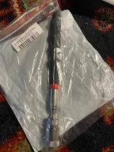 Captador magnético telescópico ajustable, mango extensible de largo alcance, herramienta práctica para recoger tuercas/perno/tornillos, varilla de succión