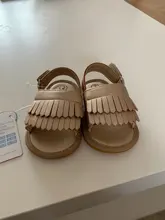 Sandalias para bebé 16 colores, gran oferta, moda de verano, moda de ocio, zuecos de borla de PU