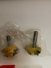 3Pc 8MM 45 grado bloqueo broca para ranuradora de inglete Tenon fresadora herramienta para trabajar la madera herramientas