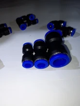 Accesorios Neumáticos Conector recto PU/PG 4-16mm OD manguera reductora 8-6mm plástico empuje en conector rápido Conexión de aire fontanería