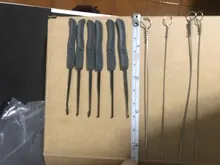 NAIERDI-Juego de Herramientas de cerrajero, Kit de práctica de bloqueo transparente con llave de extracción rota, ganchos de extracción, Hardware, 3 en 1