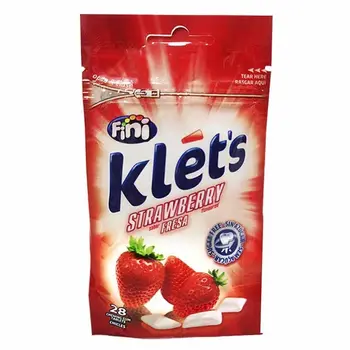 

Klét's Fini Strawberry Strawberry 28 Gum Strawberry flavor