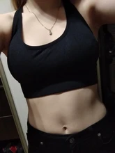 Sujetador cruzado de Yoga para mujer, Top deportivo para mujer, Top deportivo transpirable con agujeros, Chaleco corto para correr, ropa deportiva de realce para Fitness