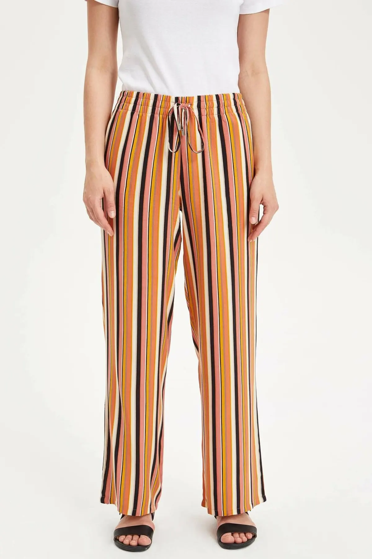 DeFacto Fashion Woman Striped Trousers Casual Straight Loose Pants Mid-waist Leisure Breathable Long Pant - L5325AZ19HS
DeFacto Fashion Woman Striped Trousers Casual Straight Loose Pants Mid-waist Leisure Breathable Long Pant - L5325AZ19HS
