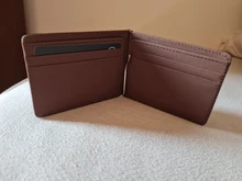 Cartera de cuero elegante para hombre, tarjetero de lujo con clip mágico para tarjetas de identificación, tarjetas de visita, 2020