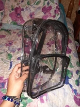 Mochila impermeable de PVC transparente para adultos y estudiantes Unisex, mochilas escolares, bolsos de hombro