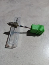 HYTOOS-brocas de diamante para pedicura #60 #130 #180, brocas rotativas de 3/32 pulgadas para manicura, accesorios para el cuidado de los pies