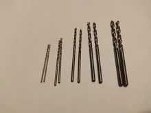 TTAKA7 10 unids/set Set de puntas de taladro en espiral HSS M35 Co broca 1mm 1,5mm 2mm 2,5mm 3mm utilizado para acero de acero inoxidable