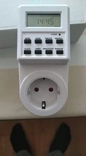 Switch-Socket Programmable Digital Timer Electronic Outlet Fr-Plug Cyclic 24-Hour EU
