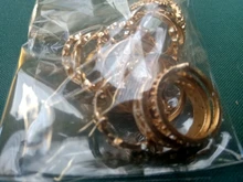 Tocona 10 unids/set flores rosa anillo de oro conjuntos para los hombres y las mujeres encanto estrella hueco geométrico serpiente joyería Bohemia regalo 15840