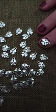 Dijes colgantes de trébol para fabricación de pulseras, TRÉBOL DE LA SUERTE de Color plata antigua, joyería artesanal, amuletos de la suerte, 20 Uds.