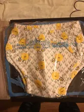 3 unids/set puro algodón reutilizables pañales 6 capa impermeable pañal de tela para bebé niños bebé algodón pantalones ropa interior,
