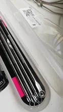 Agujas de eliminación de espinillas y acné, limpiador de puntos negros, limpiador de poros de cabeza negra, herramienta de limpieza profunda, herramienta para cuidado de la piel facial, 4 unids/set