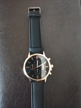 Pulsera de cuarzo para hombre, reloj deportivo masculino en material de acero inoxidable, con correa de cuero, estilo de negocios, a la moda, 2020