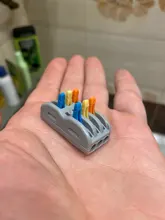 Miniconectores de Cable rápido, Conector de cableado de empalme de resorte compacto Universal, bloque de terminales Push-in, 422 SPL-2/3