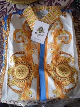 Camisa de Manga larga de lujo para hombre, Camisa con estampado de Cachemira, informal, ajustada, para fiesta de graduación