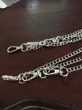 LLavero de Metal estilo Punk para hombre y mujer, llavero de Metal estilo hip hop con cinturón, estilo Hipster, 2020