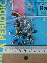 Lote de anillos de círculo abierto único abierto para hacer joyas, 50 Uds., gancho de cierre de langosta o 300 Uds.