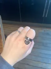 Anillo chapado en oro rosa para niña y mujer, sortijas de acero inoxidable con abalorio, joyería de corazón dulce para mujer, regalo de varias tallas