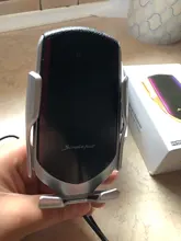 Soporte de carga rápida Qi para teléfono de coche, montaje de Sensor infrarrojo automático para iPhone X, XR, XS, 12, 11, 8, Samsung S20, S10, S9, S8