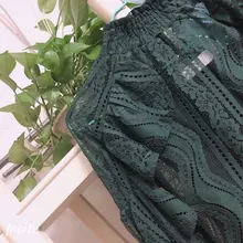 Blusa holgada con manga tres cuartos para verano, camisa elegante con encaje y volantes para mujer, 2020