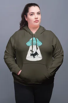 Angemiel Wear Cow Attracting Ufo Green Women 'S Hooded Sweatshirt
Angemiel Wear Cow Attracting Ufo Green Women 'S Hooded Sweatshirt