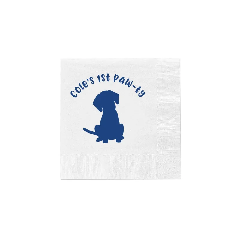 50pcs Paw-ty Birthday Personalized Napkins|Puppy Birthday|Puppy First Birthday | Dog Party | Custom Dog First Birthday Napkin
50pcs Paw-ty Birthday Personalized Napkins|Puppy Birthday|Puppy First Birthday | Dog Party | Custom Dog First Birthday Napkin