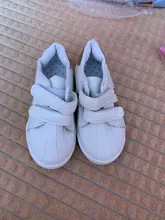 Zapatillas de deporte para niños y niñas, zapatos antideslizantes de fondo suave, cómodos, planos e informales, color blanco