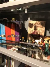 Soporte de exhibición de dos niveles, 10 Uds., para DIBUJOS ANIMADOS y espectáculos de cómics, espada, varita mágica