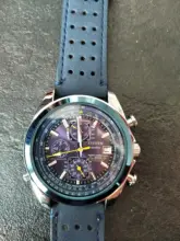 Japoneses nuevos diseñador relojes de cuarzo del mundo de la moda cronógrafo reloj sofisticado azul Ángel relojes automáticos con paquete de regalo