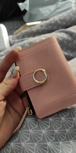 Cartera pequeña de piel de marca para mujer, billetera con Clip para billetes, 2021