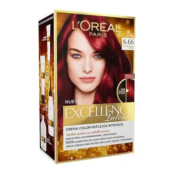 Permanent Dye Excellence Intense L'Oreal Expert Professionnel Intense scarlet red
Permanent Dye Excellence Intense L'Oreal Expert Professionnel Intense scarlet red